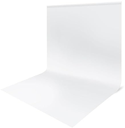 Fotohintergrund Weiß, 2x3m Foto Hintergrund, Großer Faltbare Fotografie Hintergrund Waschbares Polyester Foto Hintergrund für Fotografie, Video, Modefotografie, Hochzeiten, Partys und Geburtstage