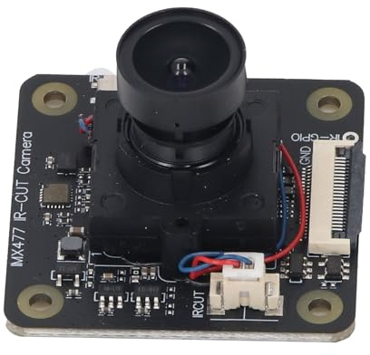 TIKATARER IMX477 Kameramodul, 12,3 MP 4056 X 3040 Sensorersatz, Webcams VoIP-Gerätemodul mit 90 FOV Hintergrundbeleuchtung, Ideal für RasPi 5, 4B, 3B, 1 Pico und AI-Anwendungen