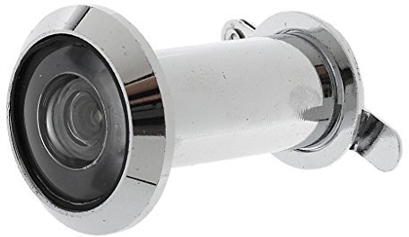 Gazechimp Judas de Porte 35-65mm en Alliage de Zinc à 200 Degrés Protection de Trou Optique pour Porte Bois Métal Argent