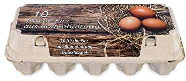 Funny 10er Eierkarton Bodenhaltung 154 Stück