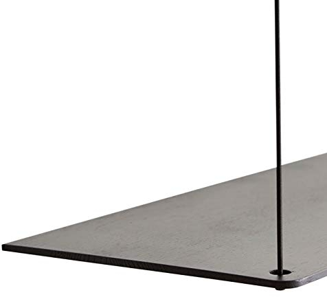 Woud - Regalbrett für Wandregal Stedge - Eiche - schwarz - 60 cm
