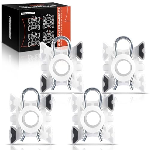Frankberg 4x Kit de Réparation de Patins de Lève-vitres Compatibles avec 740 760 S60 S80 V70 XC70 XC90 Série 3 F30 F31 E36 E46 E90 E91 E92 Série 5 Série 7 Z3 Z4 Avant ou Arrière Remplacer# 51321938884