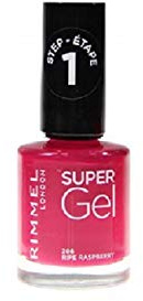 Rimmel Smalto Super Gel Colore 208 Ripe Raspberry, 12ml