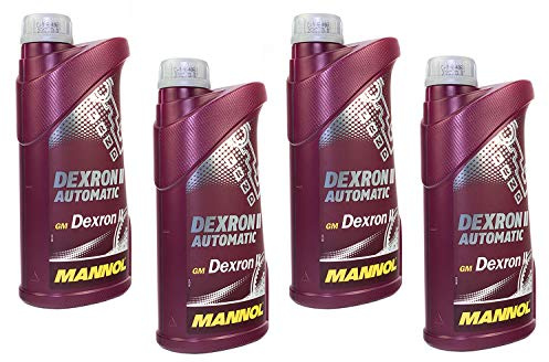 MANNOL Getriebeöl Dexron II Automatik 4 Liter Getriebe Öl Automatiköl Oel