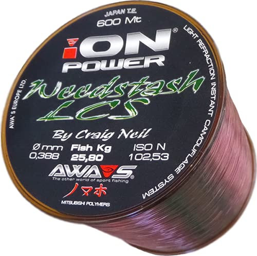 Angel monofilo, filo di nylon AWA SHIMA ION Power WEEDSTACH, 0,324 mm, 15,90 kg, 600 m