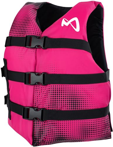 Mesle Schwimmweste Kinder Sportsman, leichte 50N Schwimmhilfe für Mädchen & Jungs, Auftriebsweste für SUP, Kajak, Wakeboard, Wasserski, Schwimmweste Kinder 7-10 Jahre