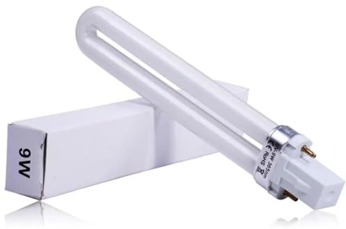 Nagel Kunst Trockner Lampe Röhre, 9W UV Ersatzröhre 365nm Lamp Bulb Tube, U Förmige Lampe Birne Rohr für UV Lamp Nail Art Dryer