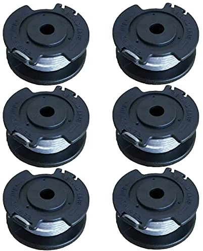 Odashen 6 Pack Trimmer Wire Spool Line Replacement for Bosch ART 23 SL ART 26 SL, for Bosch EasyGrassCut 18, 23, 26, 18-230,18-260, Grass Trimmer F016800569 F016800385
