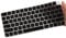 Tastaturabdeckung für Apple 2024/2023/2021 iMac All-in-One Desktop-Tastatur, iMac 24 Zoll mit M4/M3/M1 Chip mit Touch ID & Apple Magic Keyboard A2449 A2450 MK293LL/A MK2A3LL/A, US-Layout, Schwarz