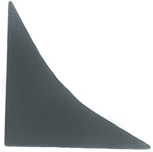 DQ-PP Baguette d'angle en PVC - Noir mat - 23 x 23 mm - Pour plan de travail