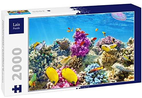 Lais Puzzle Unterwasserwelt mit Korallen und tropischen Fischen, Queensland, Australien 2000 Teile