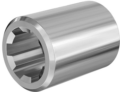 WilTec Casquillo Toma de Fuerza Tipo C 80 mm para Eje Estriado Eje cardán 1 3/4 6 surcos apero Tractor