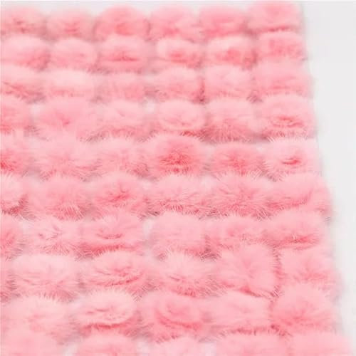 RAEF 10 Stück Bunte 3 cm Fellbommel Nerz Pompon Ball für Damen Mütze Pelzbommel für DIY Schmuck Hüte Mützen für Strickmütze Mütze Zubehör