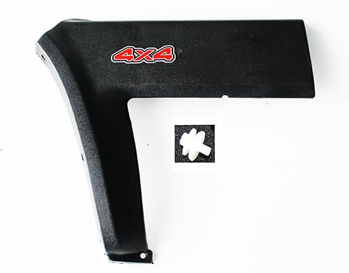 MODANATURA LATERALE PARAFANGO Posteriore Destro con scritta 4x4 + Bottone di Fissaggio Specifica COMPATIBILE con Panda 4x4 modello 141 prodotte dal 1986 al 2003-3552334 - 14113