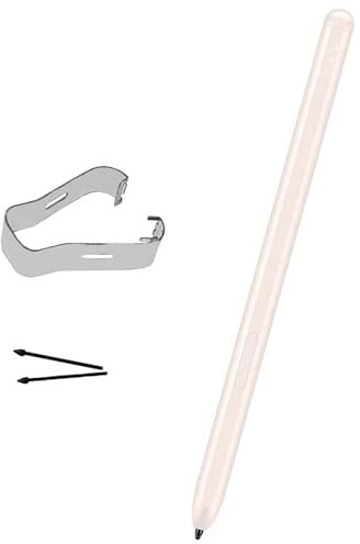 Galaxy Z Fold 4 S Pen Pen Fold Edition, Stylet pour Écran Tactile + 2 embouts pour Samsung Galaxy Z fold 4 S Pen Touch Stylus Pen Replacement Beige + Pointes / Plumes