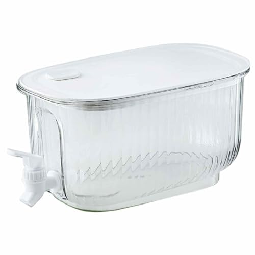 Dispensador de agua para nevera, dispensador de bebidas de vidrio, grifo de agua para refrigerador, dispensador de bebidas de galón, prueba de fugas, leche, dispensador de limonada, recipientes de