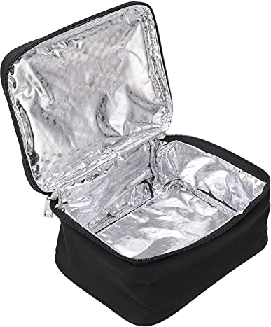 lyrlody Portable Microwave Lunch Bag with USB Heating, Aluminum Foil, Heatable Food Container and Two Heating Methods, Portable Microwave USB Charging for on The Go
