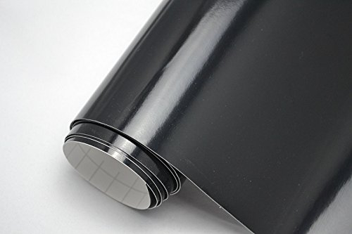 Neoxxim 57,2€/2 3D Auto Folie Glanz - schwarz glänzend Muster A4 21 x 30 cm Lackfolie Car Wrapping Lackschutzfolie blasenfrei flexibel