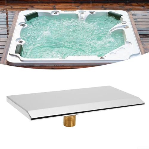 Fontaine de piscine hors sol en acier inoxydable, accessoires de saupoudrage de piscine, lame de déversement de cascade, pour circulation de l'aérateur de bassin extérieur