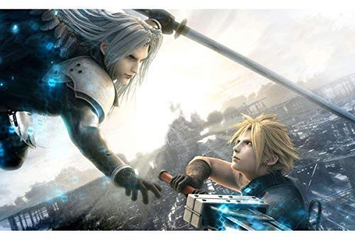 IGHSNZUH Jigsaw Puzzle Final Fantasy Adult Children's Decompression Drawing 500/1000/1500 Pieces/-/1000 Pieces