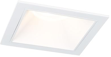 Paulmann 93128 LED Einbauleuchte 3-Step-Dim Cole IP44 eckig 88x88mm Coin 6W 470lm 230V 2700K Weiß