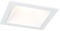 Paulmann 93128 LED Einbauleuchte 3-Step-Dim Cole IP44 eckig 88x88mm Coin 6W 470lm 230V 2700K Weiß