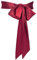 JasGood Damen Schärpe Kleid Gürtel für Hochzeit Party Lange Schärpe Brautgürtel für besondere Anlässe, Burgunderrot