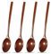 Cucharas de Madera Grande 4, Cuchara de Cocina de Madera 23,5 * 4,2 cm Cuchara de Madera, Cuchara de Mesa de Cuchara de Madera, Adecuada para la Cocina del Restaurante Familiar