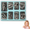 CATOR 8 pièces Casse Tete Metallique, Jeux Casse Tête Metal 3D Jeux de Patience Ensemble IQ Test Disentanglement Puzzles, Métallique Wire Set Mini IQ Puzzle pour Adulte et Enfant