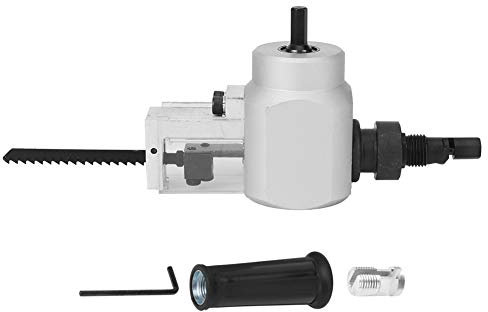 Double Head Metal Cutter Sheet Nibbler Drill Attachment Electric Wood Saw with Wrench Powerful Portable Multi Material Cutting Tool for Car Repair and Metal Sheet Production