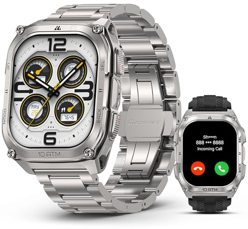 KOSPET TANK M4 Special Edition Smartwatch Uomo Rugged, Mappa Offline, IP69K | GPS a 6 Satelliti, Subacqueo 10ATM, Batteria 15 Giorni, Chiamate Bluetooth, 180+Modalità Sportiva, Monitor Salute 24/7