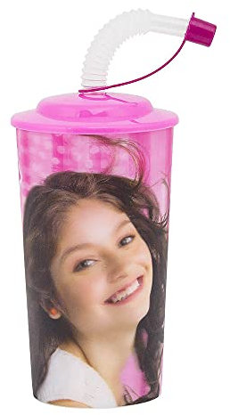 Vaso con tapa y pajita de Soy Luna