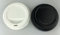 8oz (80mm) SIP Through PET Plastic Coffee Cup Lids for Paper Coffee Cups - Black or White Available! (White, 100)