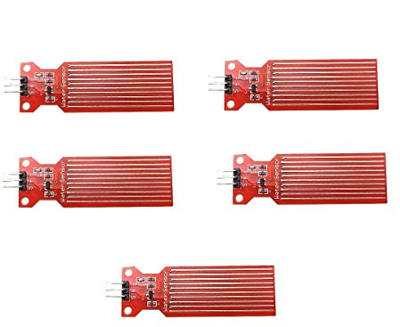 DollaTek 5PCS Wasserstandsensor Flüssigwasser Tröpfchen Tiefenerkennungssensor für Arduino