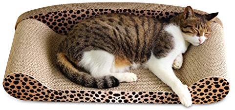 Rascador para gatos con forma de sofá, para rascar, dormir o divertirse