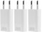 OKCS 5W 3X Slim USB Netzteil Netzstecker Adapter 5V / 1A für Smartphones/Tablets/eBook Reader/iPhone/Galaxy / P10 P20 / Xperia/etc. in Weiß