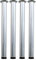 durante® Tischbeine Metall E44 Höhe 710 mm 4er Set Chrom poliert Ø 60 mm inkl. Befestigungsmaterial