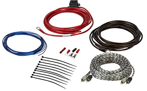 Scosche Install Centric ICAK12 True 12 Gauge Hybrid OFC 2-Channel High Current Amplifier Wiring Kit Accessory Installation Wiring Kit for Boat, Motorcycles, ATV’s and UTV’s