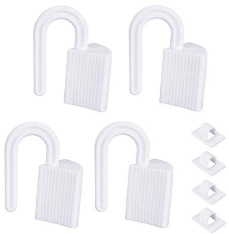 4 Set Hinge Guard Baby Finger Protector Plastic Finger Pinch Guard Door Locks Guard Door Safety for Door Window Protection Baby Kids Finger