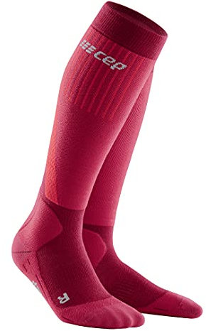 CEP Herren Cold Wheater Socks Laufbekleidung Kompressions-Socken Rot - V
