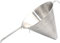 Passoire Chinois Cuisine Inox Conique Profonde Passe Sauce Filtration Tamis Egouttoir Acier Inoxydable Utilisation Professionnelle Restaurant (Diamètre 22 cm)