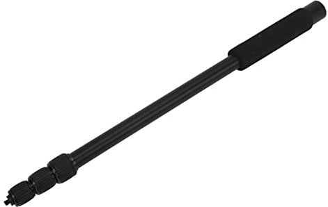 Shanrya Mic Boom Arm, Boom Pole Holder, High Durability Aluminium Alloy CNC Technology Boom Pole for Interview/ TV Applications/ Video Production(4 Knots)