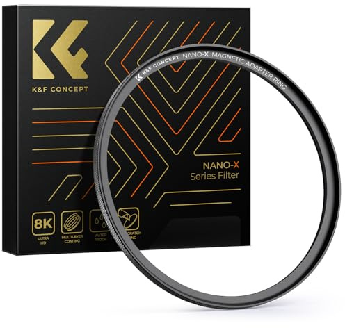 K&F CONCEPT A1 55mm Magnetic Filter Adapter Ring | Magnetische, Nur Kompatibel mit K&F CONCEPT V1 Magnetic,FP702