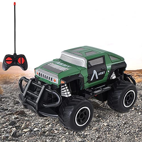 OBEST Mini RC Auto Ferngesteuertes Spielzeugauto, Kinder Doodle Stunt Offroad-Modellauto, RC SUV Cartoon Auto Spielzeug, Ferngesteuertes Turck für 3-9 Jahre alte Jungen Mädchen, Armeegrün Geländewagen