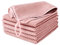 EURSPEUNG Chiffon Microfibre Lavette Microfibre Rose Torchon Cuisine 6 Pièces Chiffon de Nettoyage en Microfibre, Multi-usages Taille 30 x 30 cm