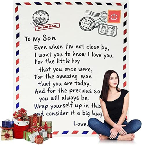 SARGE Werfen Sie Decken Geschenk für Tochter von Papa, weiche Bettdecke zu meiner Tochter, Liebe Tochter Decke von Papa mag warm