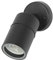 FORLIGHT Pixa - Foco Proyector Exterior IP44, Aplique de Pared o Techo Orientable, Bombilla GU10, Acero Negro, Iluminación Versátil para Jardín y Terraza