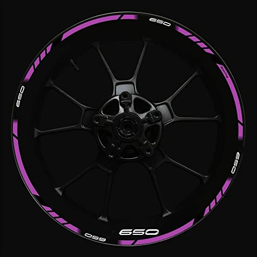 Felgenband Aufkleber-Set Für Vorder- Und Hinterradnabe Verbesserte Dekoration Für Kawasaki Z650 Motorrad Logo Z 650 Felgenaufkleber(Color:11)