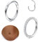 Diamday 2pcs Bauchnabelpiercing Hoop Bananabells für Damen Chirurgenstahl Piercing Bauchnabel Belly Piericng Helix Conch Tragus Bauchnabelpiercing Ring Körper Piercing Schmuck-A
