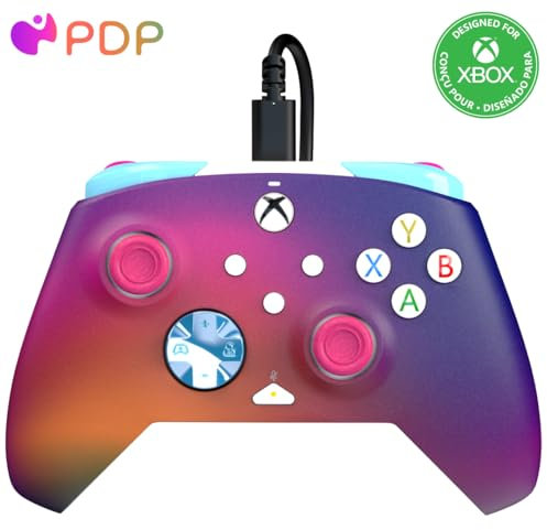 PDP Gaming REMATCH Advanced Wired Controller for Xbox Series X|S/Xbox One/PC, Customizable, App Supported - Australian Opal (Amazon Exclusive)